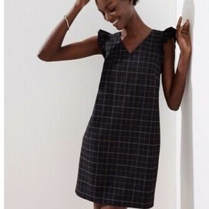 LOFT Plaid Sleeveless Dress